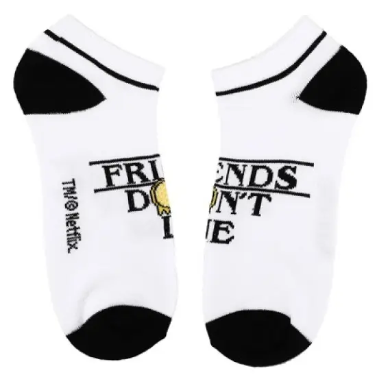 Stranger Things Logos Casual Ankle Socks for Men 5-Pack image {5}