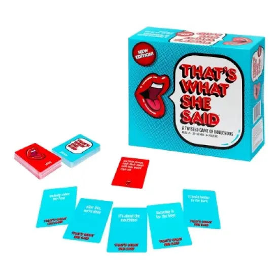 Moose Games That's What She Said Game 2nd Edition: Social Skills Party Board for Four+ Players 20-60 Minutes image {7}