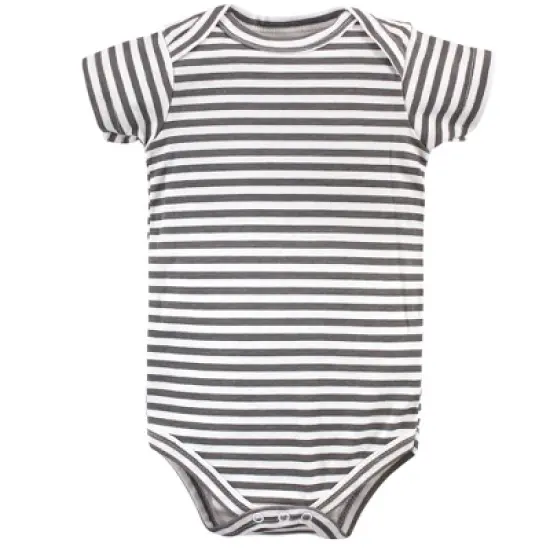 Hudson Baby Infant Boy Cotton Bodysuits 7pk, Safari image {4}