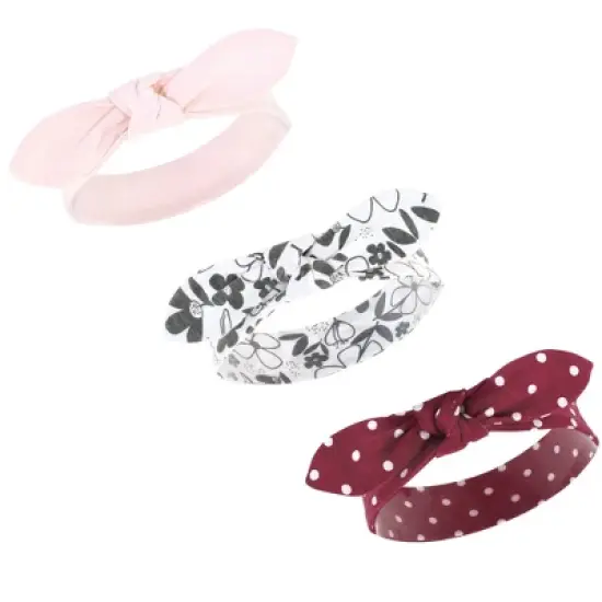 Hudson Baby Infant Girl Caps, Mittens and Socks Set, Retro Floral, 0-6 Months image {2}