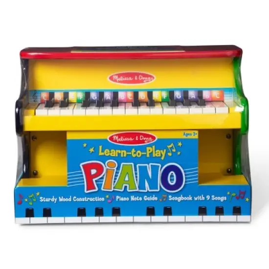 Melissa & Doug Learn-To-Play Piano With 25 Keys and Color-Coded Songbook image {2}