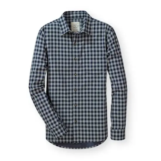 Hope & Henry Mens' Convertible Double Weave Button Down Shirt image {7}