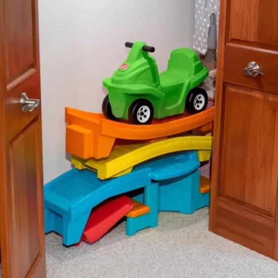 Step2 Racing Green Up & Down Roller Coaster Ride-On image {9}