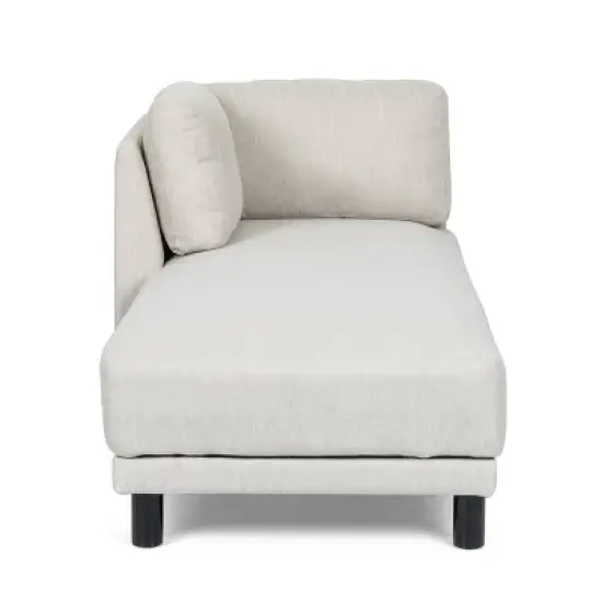 Hyland Contemporary Fabric Upholstered Chaise Lounge - Christopher Knight Home image {2}