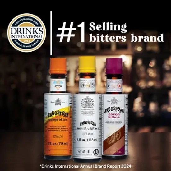 Angostura Aromatic Bitters - 4 fl oz Bottle image {4}