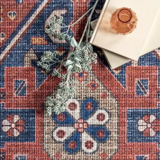 nuLOOM Stella Machine Washable Traditional Global Area Rug image {5}