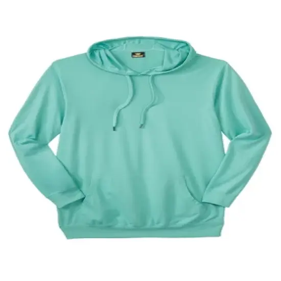 KingSize Men's Big & Tall Lightweight Terry Hoodie image {4}