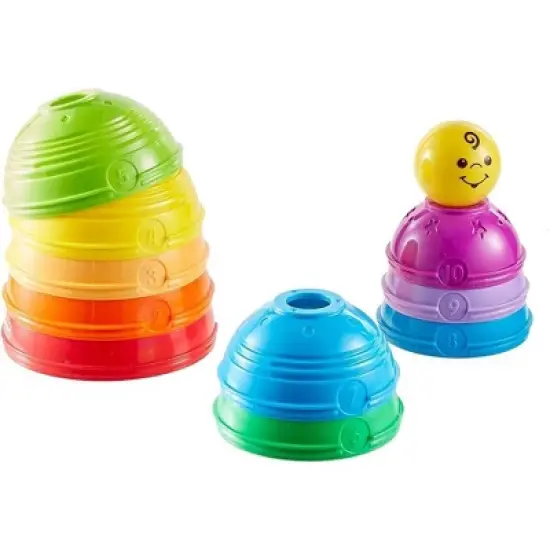 Fisher Price - Smart Stages Brilliant Motor Skill Basics - Stack em' & Turn em' into Cups / Rolling Balls image {5}
