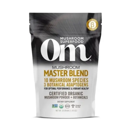Om Mushrooms Master Blend Superfood Vegan Powder - 1.90oz image {5}