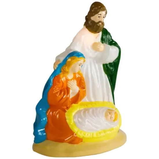 Northlight Lighted Nativity Scene Blow Mold Outdoor Christmas Decoration - 34" image {4}