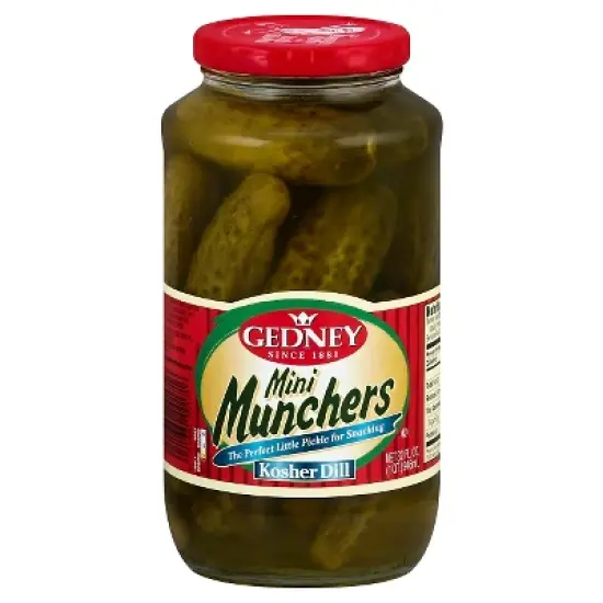 Gedney Mini Munchers Kosher Dill - 32oz image {1}