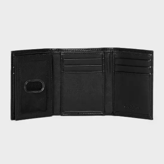 Men's RFID Trifold Wallet - Goodfellow & Co&trade; Black image {3}