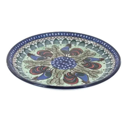 Blue Rose Polish Pottery Ceramika Artystyczna Dessert Plate image {20}