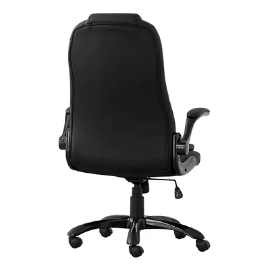 TiramisuBest Black Faux Leather Gaming - style Ergonomic Office Chair, Adjustable Height, 360&iexcl;&atilde; Swivel, Assembly Required image {4}