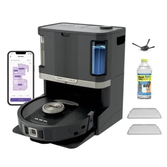 Shark PowerDetect 2-in-1 Robot Vacuum and Mop with NeverTouch Pro Base image {13}