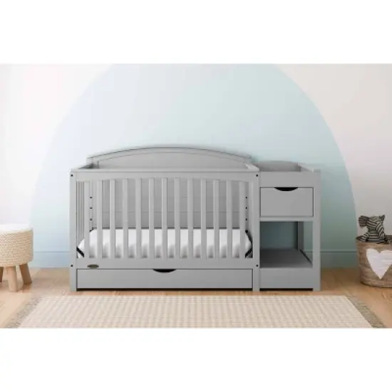 Graco Bellwood 5-in-1 Convertible Crib and Changer image {14}