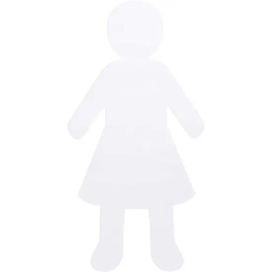 Bright Creations 24-Pack Large Paper People Cutouts for Arts and Crafts, Self Portraits (17.5 x 35 in) image {6}