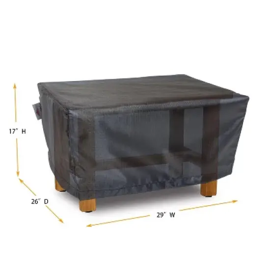Summerset Shield Ottoman Cover Ultimate Protection for Your Outdoor Furniture Mercury image {1}