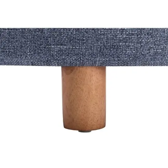 Large Round Storage Ottoman with Lift Off Lid - WOVENBYRD image {3}