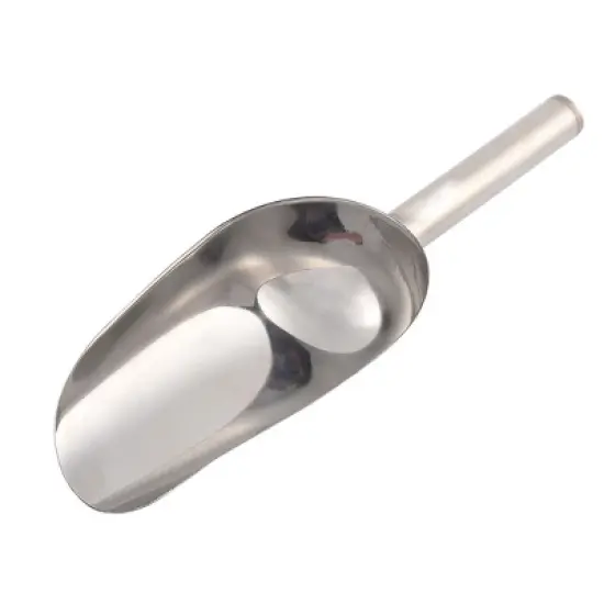 Unique Bargains Kitchen Stainless Steel Flour Sugar Soybean Spice Ice Cream Scoops Silver Tone 1 Pc image {4}