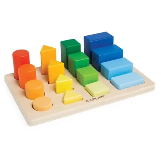 Kaplan Early Learning Toddler Shape and Height Sorter image {3}