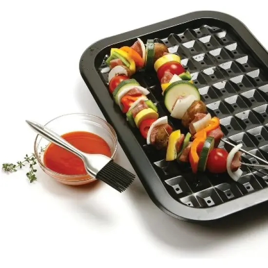 Norpro 7.5" Long Stainless Steel Silicone Basting Pastry Brush image {2}