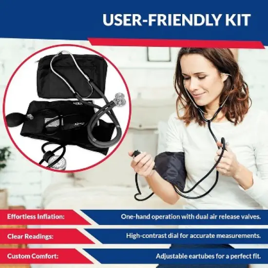 Professional Blood Pressure and Sprague Stethoscope Kit image {2}
