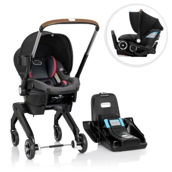 Evenflo Shyft DualRide Travel System with Carryall Storage image {37}