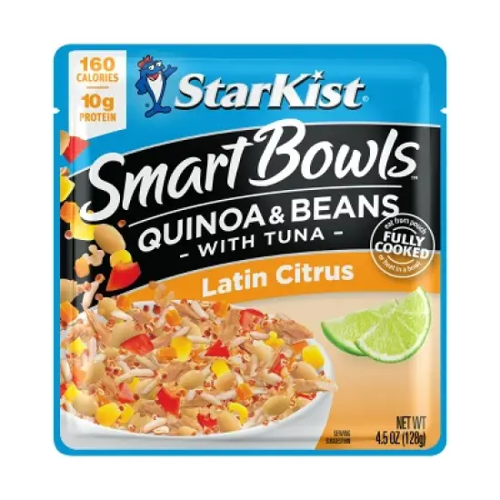 StarKist Smart Bowls Tuna Quinoa & Beans Latin Citrus - 4.5oz image {5}