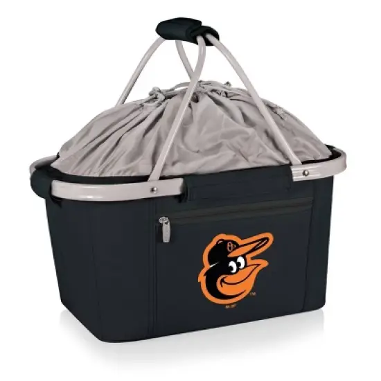 MLB Baltimore Orioles Metro Basket Collapsible Cooler Tote - Black image {4}