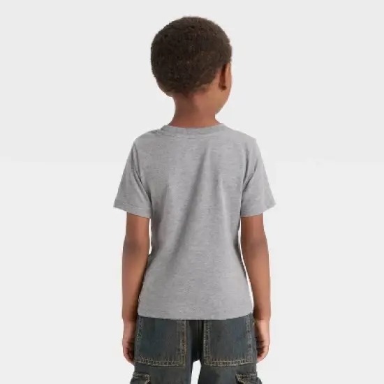 Toddler Boys' Sesame Street Short Sleeve T-Shirt - Heather Gray image {2}