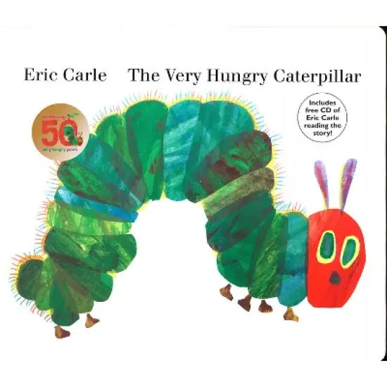 The Very Hungry Caterpillar by Eric Carle (Board Book with CD) by Eric Carle image {2}