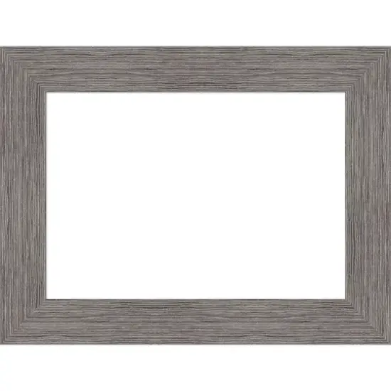 Amanti Art Pinstripe Plank Grey Framed Dry Erase Magnetic Board image {10}