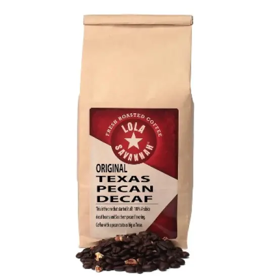 Lola Savannah Texas Pecan Whole Bean Decaf Coffee - 80oz image {8}