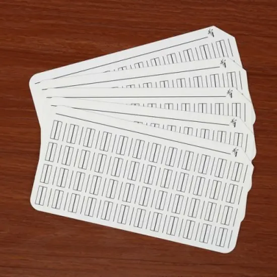 HG Art Concepts Painters Color Diary Watercolor Swatch Card, 48-Pan Size, 5-Pk, 140 lb Hot Press 100% Cotton Paper, Fits New York Central Palette Box, image {2}