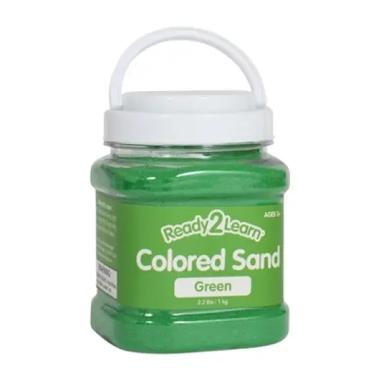 READY 2 LEARN&trade; Colored Sand - Green - 2.2 Pounds image {4}