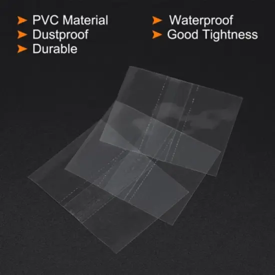 Unique Bargains PVC Heat Shrink Waterproof Kitchenware Shrink Band Pack image {3}