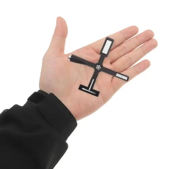Unique Bargains Multifunctional Cross Shape Nail Magnet 1 Pc image {3}