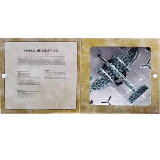 Heinkel HE 219 A-7 UHU Fighter Plane (Germany 1942) 1/72 Diecast Model by Warbirds of WWII image {4}