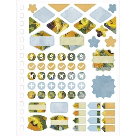 Lang 2023-24 Weekly/Monthly Planner 9.5"x7.5" Deluxe Florals image {3}