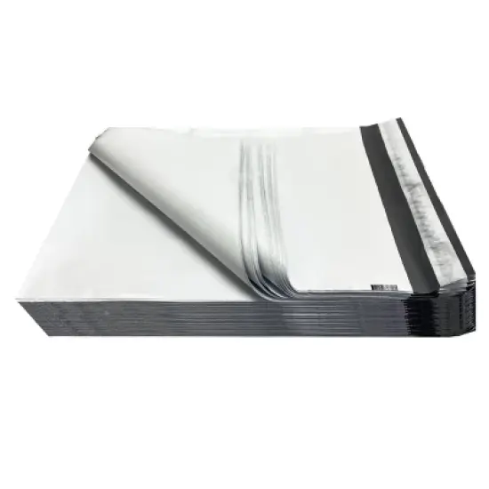 UOFFICE Pack of 1000 Bulk Poly Mailers Bags 10"x13" - #3 White Self Sealing Envelopes image {2}
