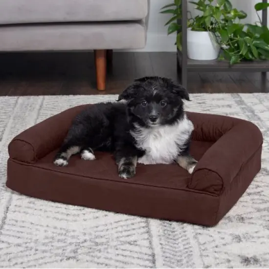 FurHaven Quilted Orthopedic Sofa Pet Bed for Dogs & Cats image {2}
