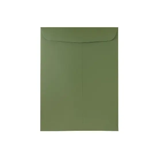 JAM Paper 9 x 12 Open End Catalog Envelopes Olive Green 100/Pack (31287534f) image {2}