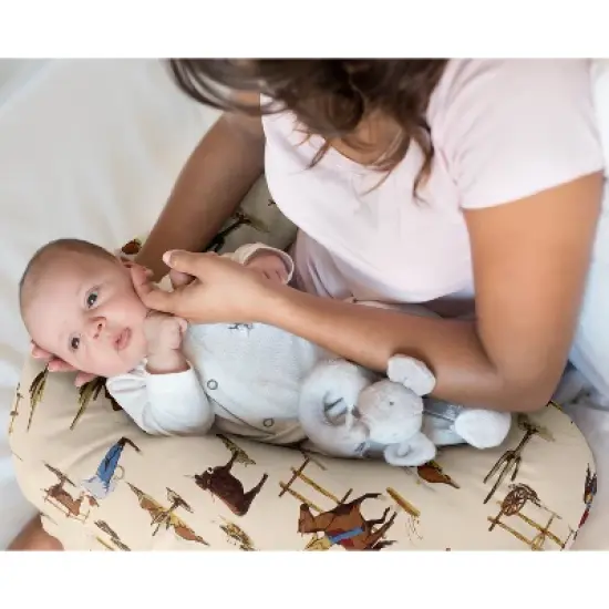 Sweet Jojo Designs Boy Support Nursing Pillow Cover (Pillow Not Included) Wild West Collection image {1}