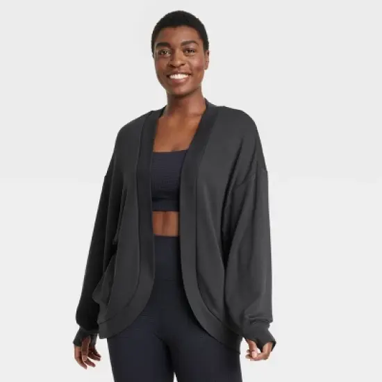 Women's French Terry Cardigan - All in Motion&trade; image {2}