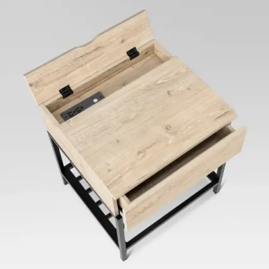 Loring End Table with Charging Station - Threshold&trade; image {3}