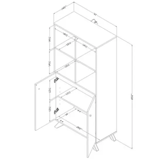 Sweedi Storage Unit Soft Elm - South Shore image {8}