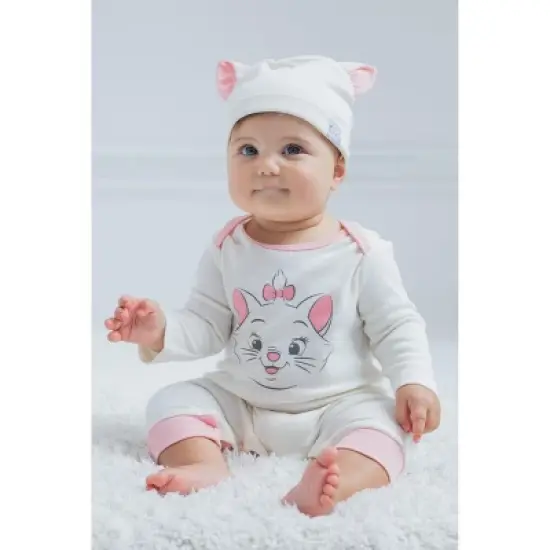 Disney Classics Winnie the Pooh Lion King Tigger Mickey Mouse Minnie Mouse Bambi Cosplay Snap Coverall and Hat Newborn to Infant image {4}