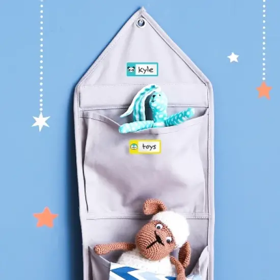 Avery No-Iron Fabric Name Labels, Cute Animals Preprinted Designs, Handwrite-Only, 2-Pack, 48 Preprinted Labels (21958) image {6}