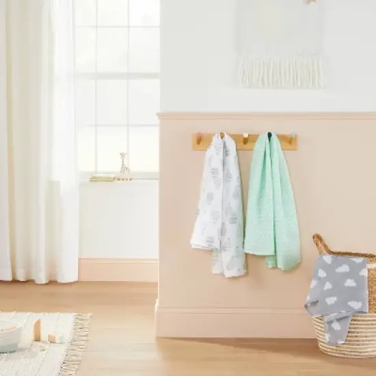 Swaddle Blankets In the Clouds 3pk - Cloud Island&trade; Joyful Mint image {1}